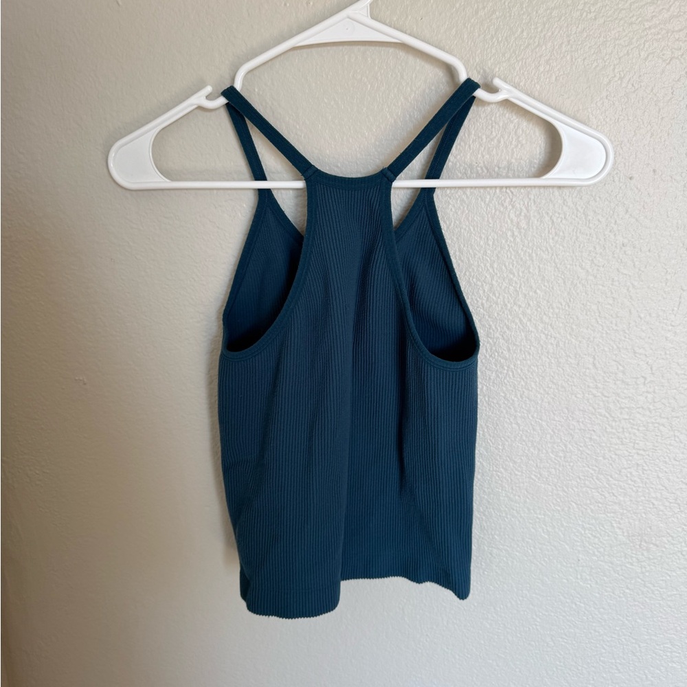 Stylish Teal Racerback Tank Top